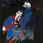 Andy Warhol Myths Superman painting